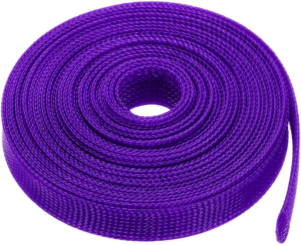 33ft PET Expandable Braid Cable Sleeving, 1/2" Cable Management Sleeve