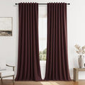 Guken 100% Blackout Curtains 96 Inch Length 2 Panels Set by Guken