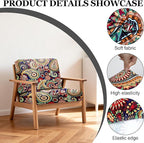 4Pcs Patio Stretch Cushion Covers, Outdoor Sofa Replacement Cover Slipcovers - Image 3