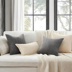Topfinel Decorative Grey Throw Pillow Covers Cushion Cases, Mix and Match - Image 2