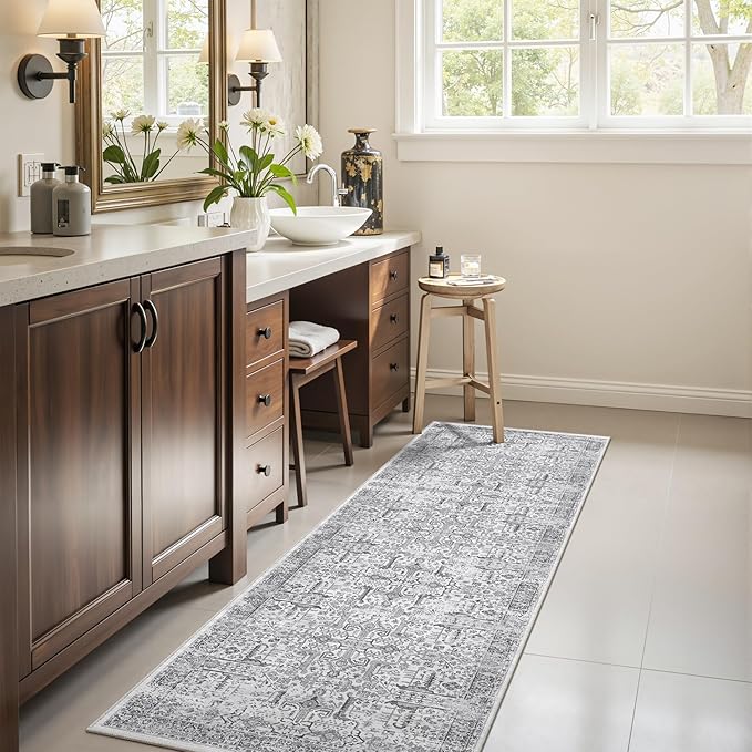 2x6 Hallway Washable Runner Rug - Image 9
