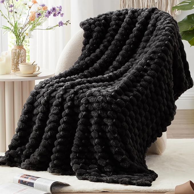 EXQ Home Fleece Throw Blanket for Couch and Bed, 3D Imitation Large Turtle by EXQHomeTexitleCoLtd