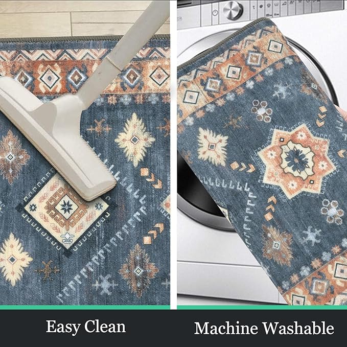 HEBE Boho Kitchen Rug Sets 3 Piece - Image 5