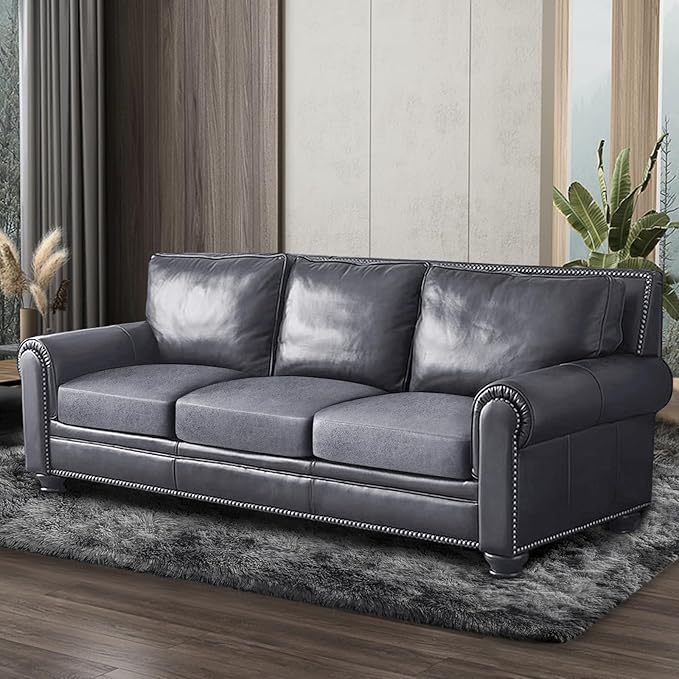 Leather Look Couch Cushion Covers Sofa Seat Slipcovers Sets Couches Furniture - Image 8