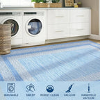GarveeHome Modern Geometric Area Rug 5x7 Distressed Bordered Washable Non Slip - Image 7