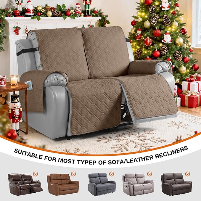 VANSOFY Waterproof Recliner Couch Covers, Sofa Covers 1-Piece Washable - Image 4