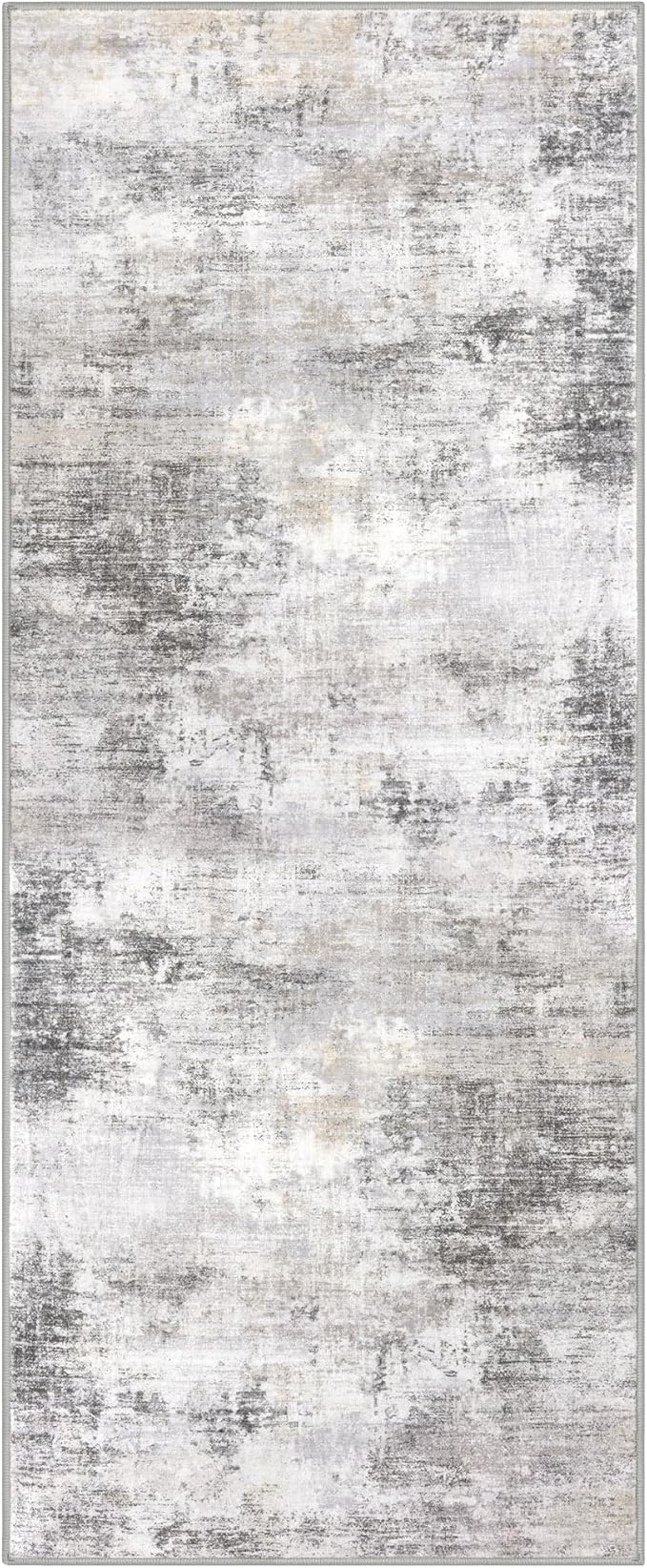 IOHOUZE Abstract Runner Rug 2x5 Ft Washable Runners - Image 9