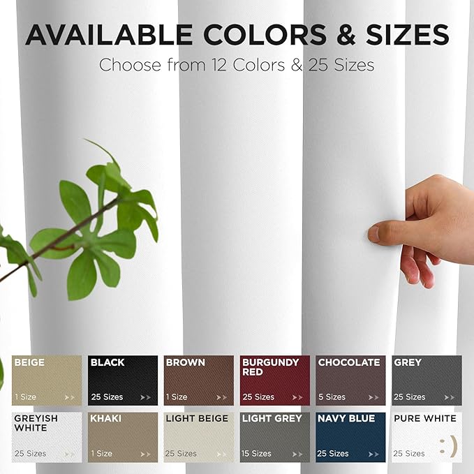 Joydeco Blackout Door Curtain for Doorway Privacy 96 Inches Long, Grommet - Image 7