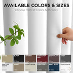Joydeco Blackout Door Curtain for Doorway Privacy 84 Inches Long, Grommet - Image 7