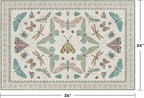 Hazo Haus Washable Boho Bathroom Rug 2x3, Small Throw Rugs - Image 2