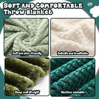 Newwiee 4 Pcs Flanne Fleece Throw Blanket - Image 4