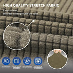 KEKUOU Stretch Sofa Cover Slipcover ，Couch Covers - Image 5