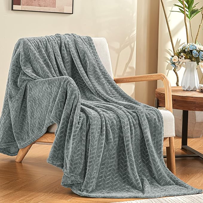 inhand Grey Fleece King Blanket - Image 6
