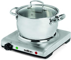 Salton Single Stainless Steel Coil Portable Electric Cooktop, 1.36 kg