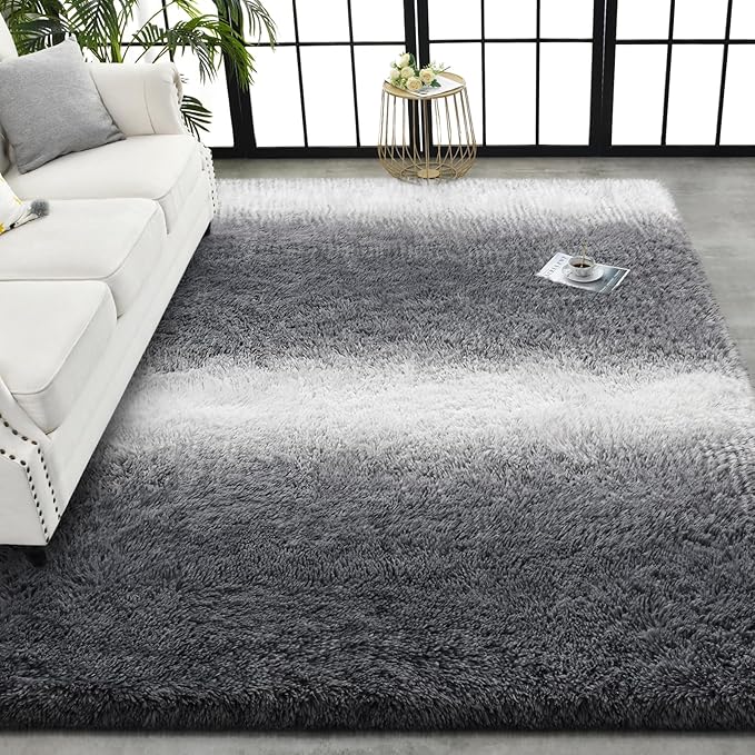 TWINNIS Super Soft Shaggy Rugs Fluffy Carpets, 5x8 Feet, Indoor Modern Plush - Image 8