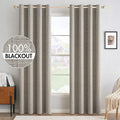 MIULEE Linen Curtains 90 Inches Curtains by MIULEE