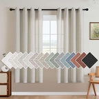 H.VERSAILTEX Living Room Linen Curtains by HVERSAILTEX
