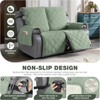 TAOCOCO 100% Waterproof Loveseat Recliner Covers 2 Seater, Split Loveseat Covers - Image 5