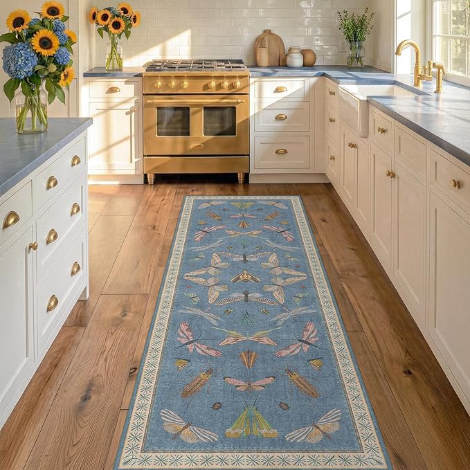 Hazo Haus Boho Non Slip Kitchen Rug Runner - Image 3