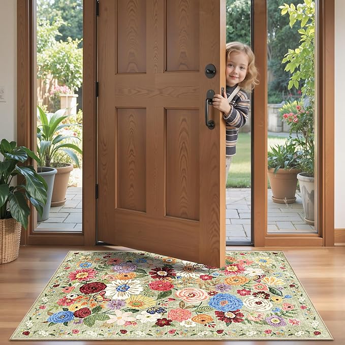2x5 Entryway Runner Rugs, Non Slip Washable Rugs - Image 5