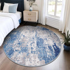 Washable Area Rugs 6ft Non-Slip Modern Abstract Soft - Image 3