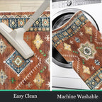 HEBE Boho Kitchen Rug Sets 3 Piece - Image 4