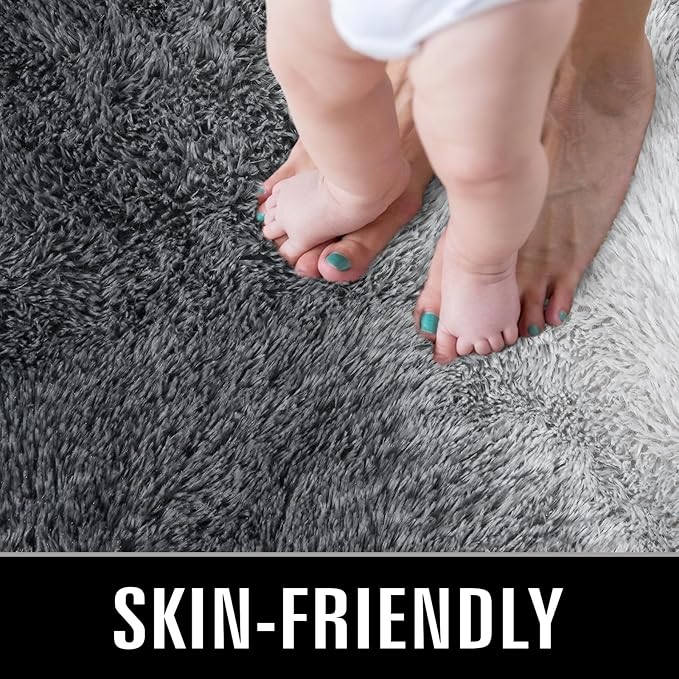 TWINNIS Super Soft Shaggy Rugs Fluffy Carpets, 5x8 Feet, Indoor Modern Plush - Image 3