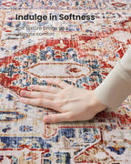 AMADA HOMEFURNISHING 5x7 Area Rugs, Washable Living Room Rug Low-Profile - Image 6