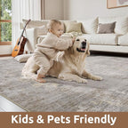2 x 3 Small Area Rug Indoor Entryway Rug Machine Washable Non Slip Low Pile - Image 5