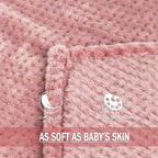 Exclusivo Mezcla Fleece Bed Blanket Twin Size, Super Soft and Warm Blankets - Image 7