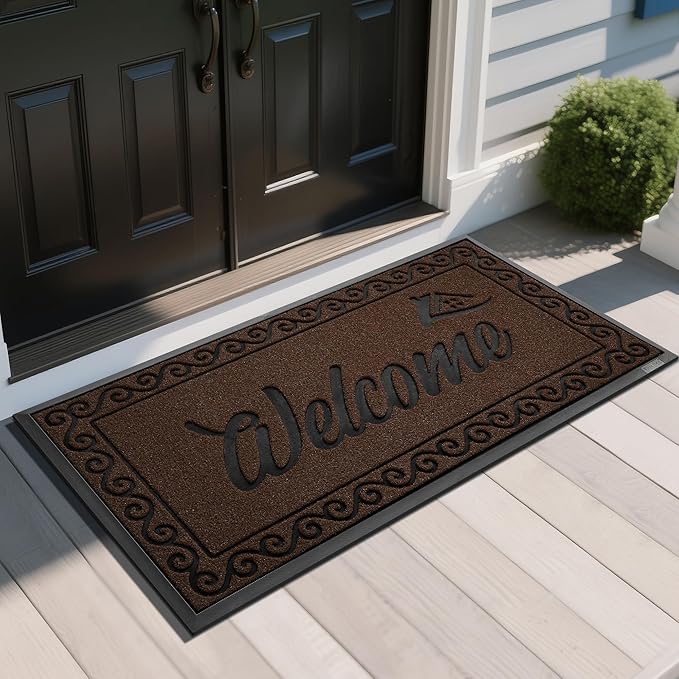 Yimobra Welcome Mat, Heavy Duty Sturdy Door Mats by Yimobra