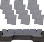 12Pcs Stretch Patio Cushion Covers, Outdoor Couch Covers Replacement, Outdoor by BIETYONE