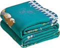 MSGKV The Boho Layer: 60"x80" Cotton Throw Blanket – Full Size by MSGKVHomeTextiles