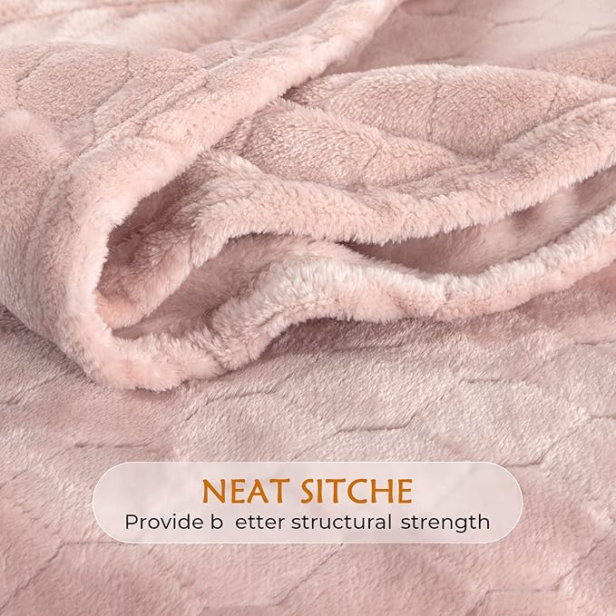 TOONOW Fleece Blanket Super Soft Cozy Throw Blanket 50" x 60", Lightweight - Image 5