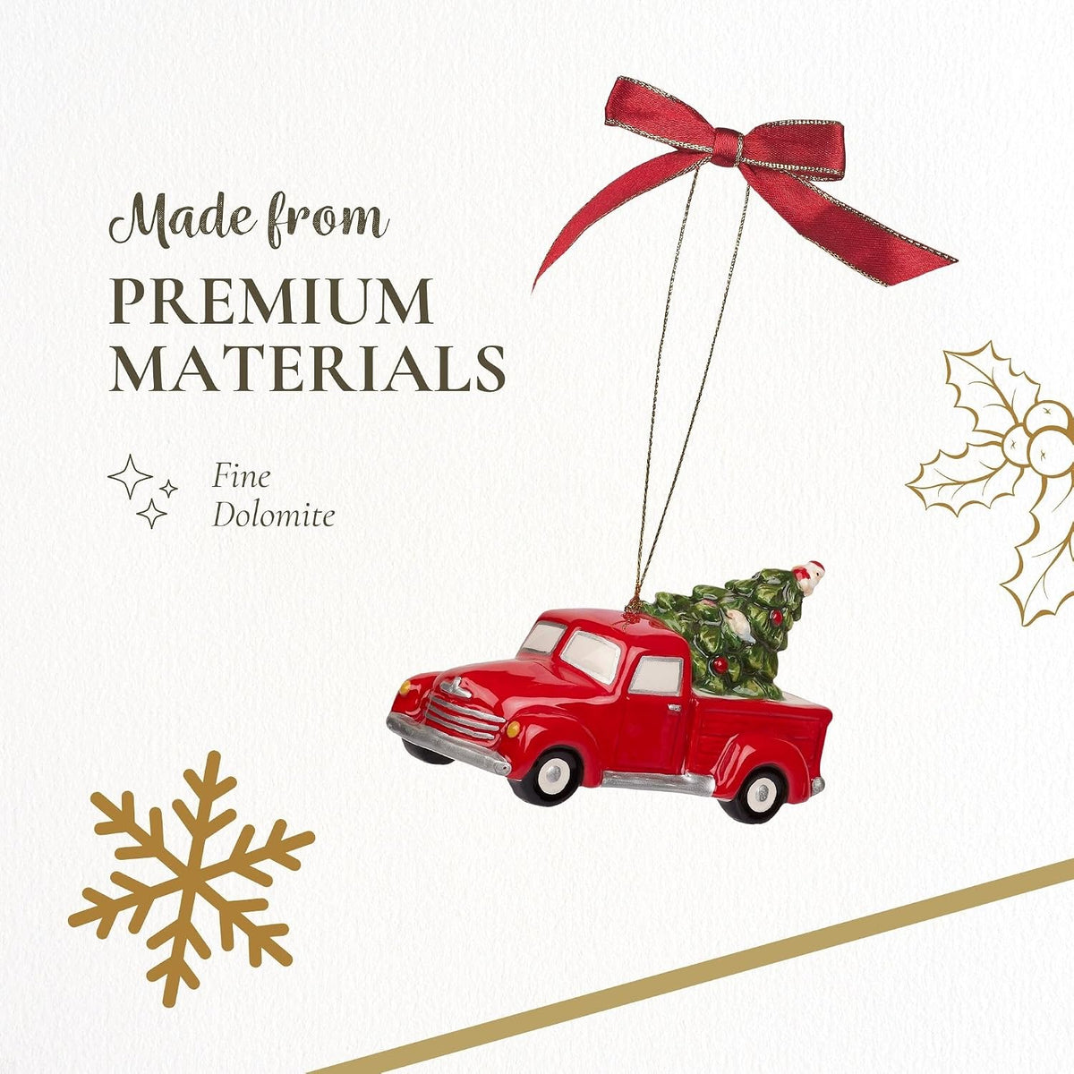 Spode Christmas Tree Bringing Home the Tree Festive Ornament