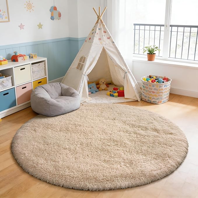 yulidayang Fluffy Round Area Rugs - Image 5