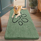 Smiry Dog Door Mat for Muddy Paws, Absorbent Dirt Trapper Non Slip Quick Dry by Smiry
