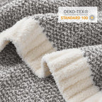 Snuggle Sac Ultra Soft Grey Bedding Blanket Twin XL, Warm Fluffy Microfiber - Image 5