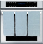 Light Baby Blue Kitchen Hand Dish Towels, Set of 3, 100% Cotton, 18" x 28"