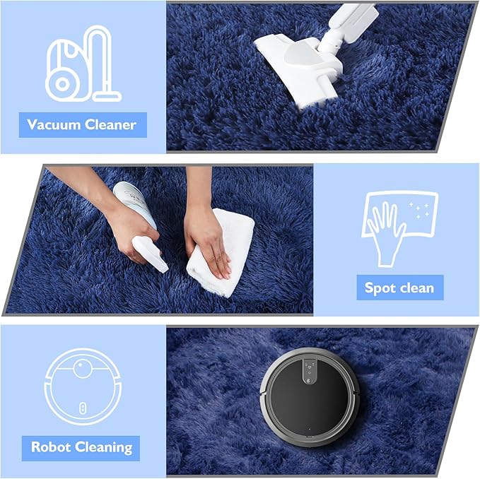 8x10 Fluffy Area Rugs for Living Room, Shag Area Rug for Bedroom - Image 4