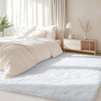 OLANLY 5x5 Area Rugs for Living Room Bedroom, Machine Washable Soft Fluffy - Image 3