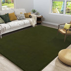 Amearea Large Modern Area Rugs for Bedroom Living Room, 5x8 Feet Olive Green - Image 3