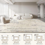 UERMEI 10x14 Area Rug Living Room Rugs - Image 2