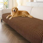 Smiry Couch Covers for Dogs, Non Slip Plush Washable Sofa Cover for Pets