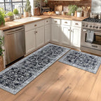 Yamaziot Washable Runner Rug 2x3 – Non Slip Small Entryway Rug Boho Floral Rug - Image 3