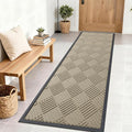 OLANLY Front Door Mat Outside Entrance 71x23, Heavy Duty Sturdy Natural Rubber by OLANLY