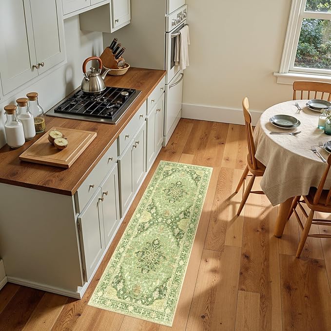 Area Rugs 2'x5' Runner Rug Non Slip Washable by RELEANY