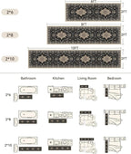 Area Rugs 2'x10' Runner Rug Non Slip Washable - Image 2