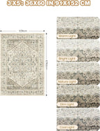 3x5 Area Rugs for Entryway, Kitchen Rugs Non Slip Washable for Dining Room - Image 2