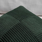 Fancy Homi Set of 2 Dark Green Boho Long Lumbar Body Decorative Throw Pillow - Image 4